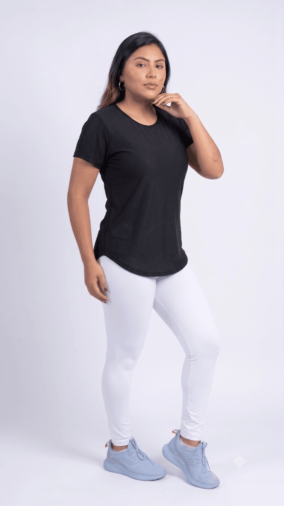 BLUSA DRAY FIT COM MANGA