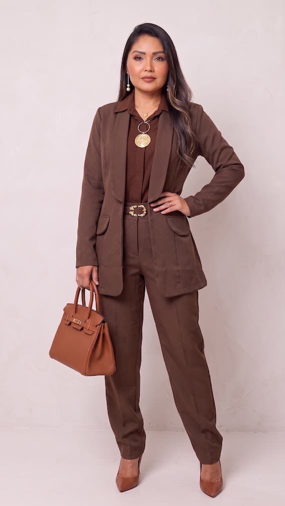 CONJUNTO ALFAIATARIA PREMIUM BLAZER E CALÇA
