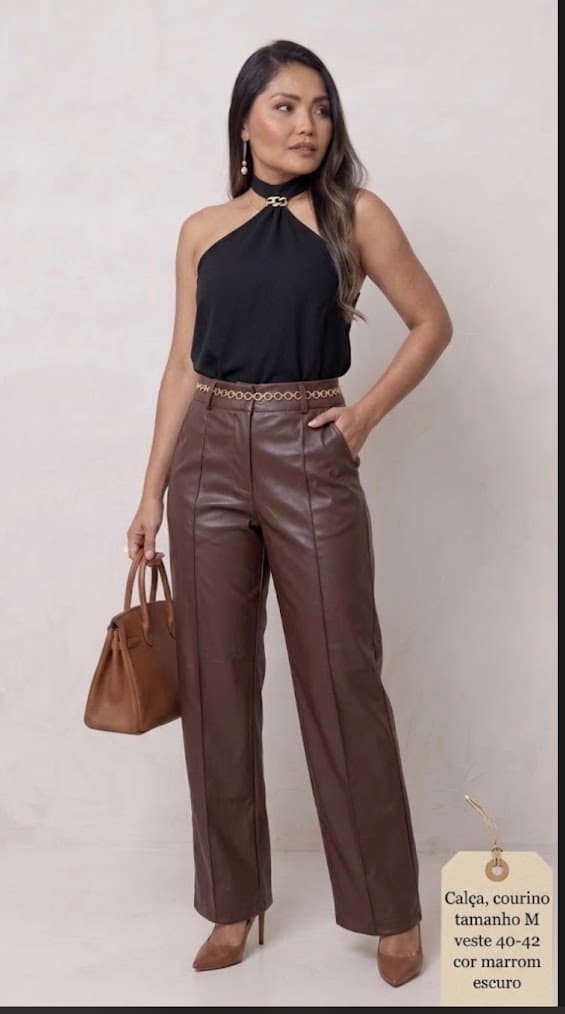 Calça Courino